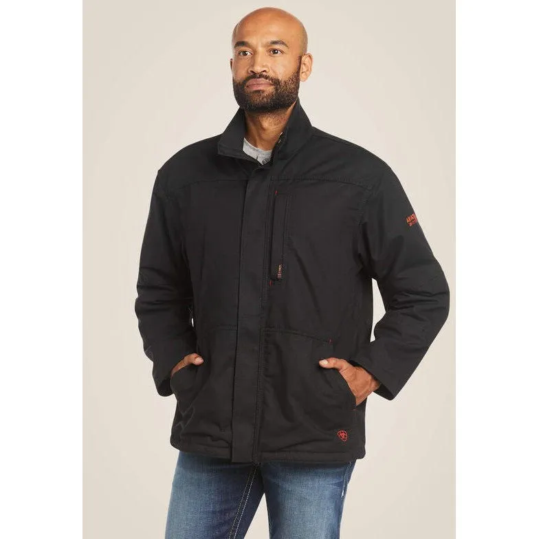 Ariat Men's Flame Resistant Workhorse Flame Resist Insulated Jacket Black - 10024028