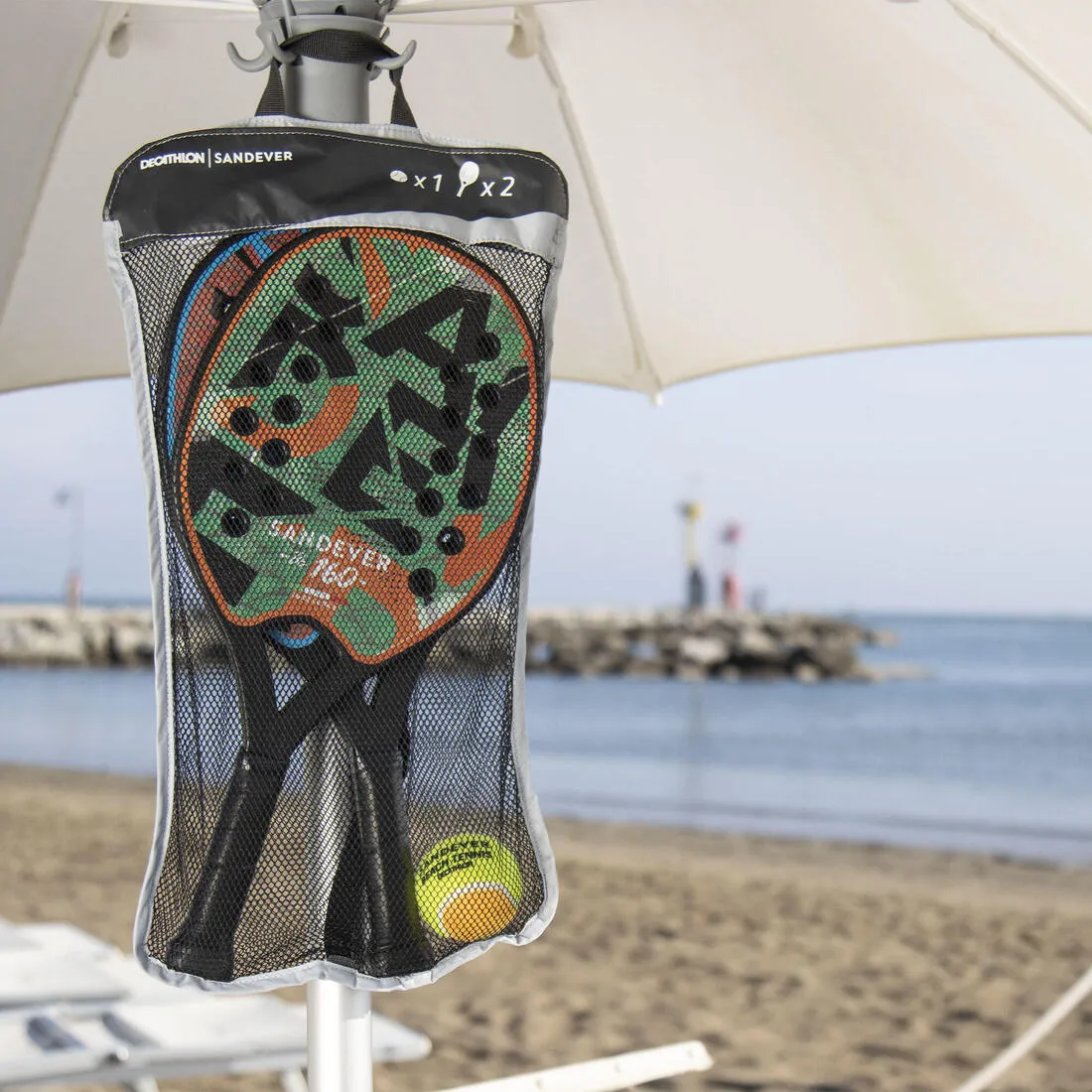 Beach Tennis Rackets Set BTR 160 OV