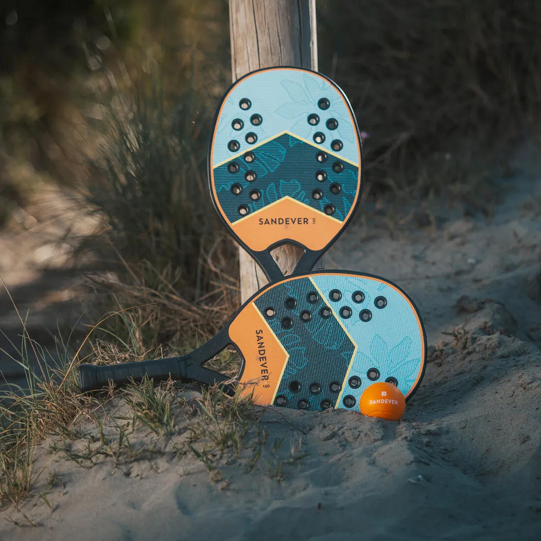 Beach Tennis Rackets Set BTR 160 OV