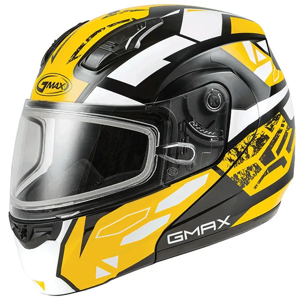 GMAX MD04 Full Face Modular Helmet with Electric Lens Face Shield
