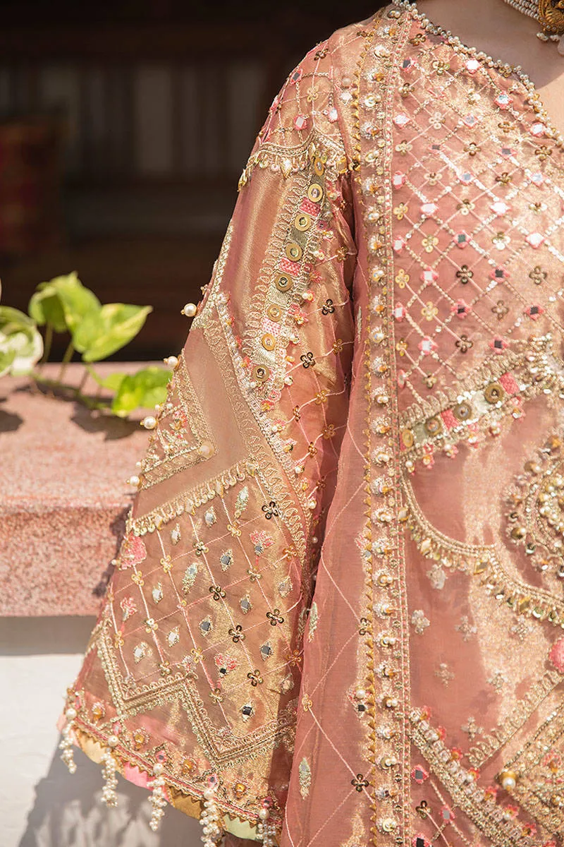 GULNAAR | MNR Zarlish Festive Unstitched Collection 2021 | Unstitched Embroidered Organza Suit