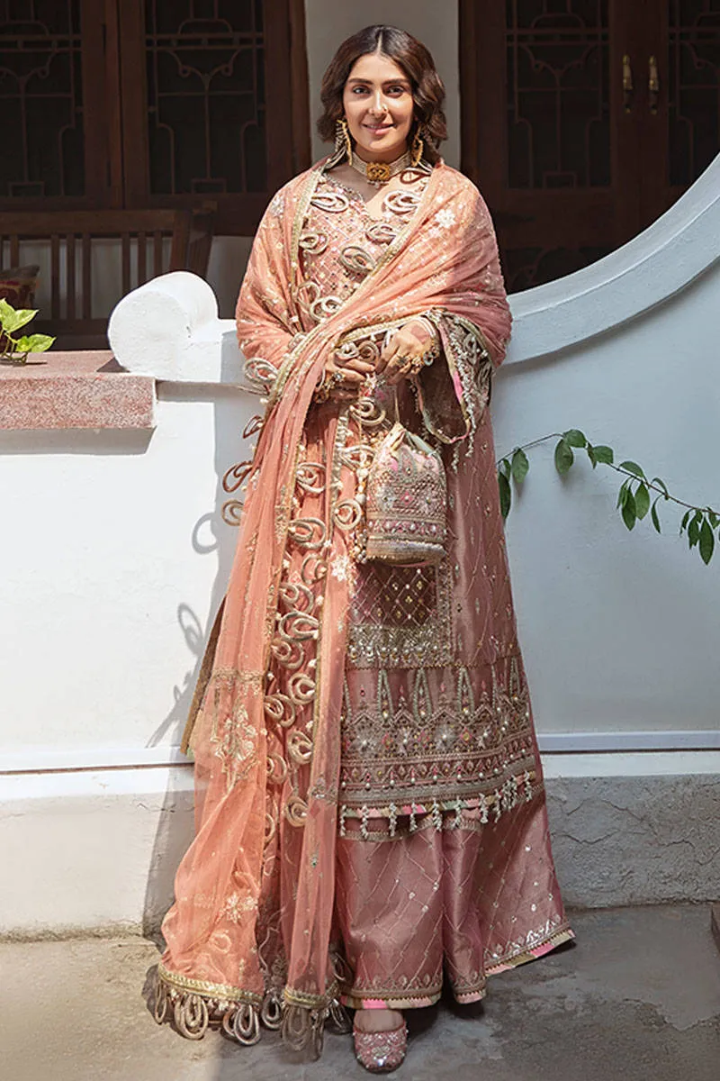 GULNAAR | MNR Zarlish Festive Unstitched Collection 2021 | Unstitched Embroidered Organza Suit