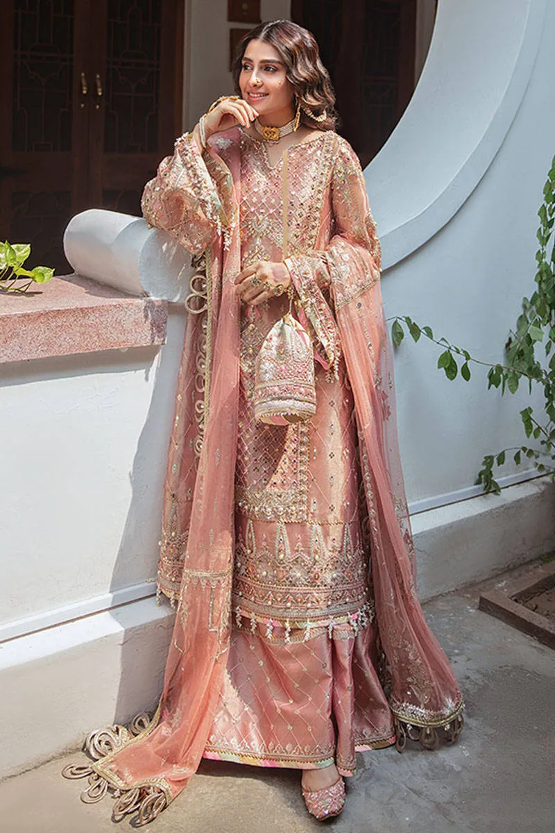 GULNAAR | MNR Zarlish Festive Unstitched Collection 2021 | Unstitched Embroidered Organza Suit