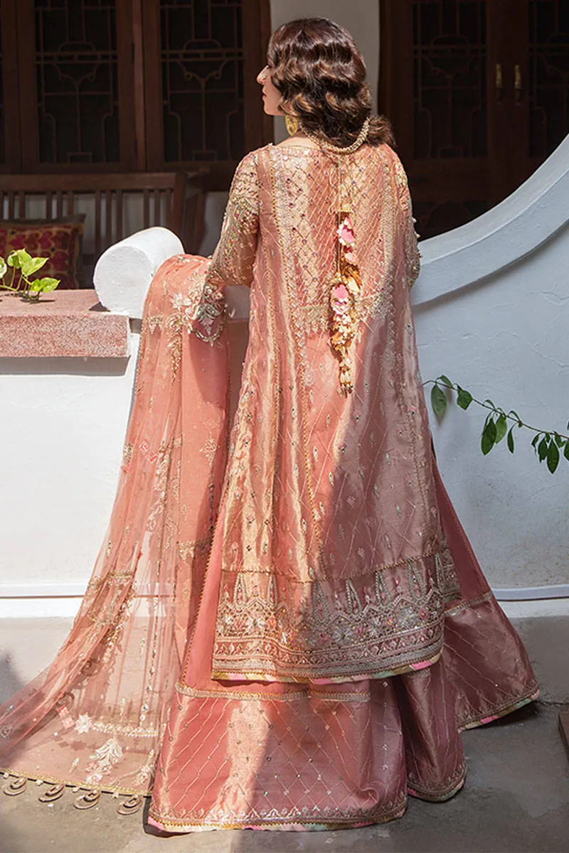 GULNAAR | MNR Zarlish Festive Unstitched Collection 2021 | Unstitched Embroidered Organza Suit