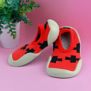 Hot Cross Buns Red Slip-On Shoes