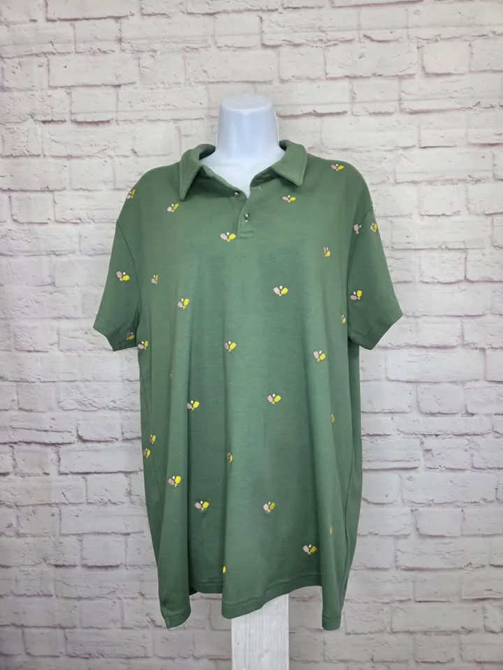 LARGE IVY A642658 Studio Park x Alberti Popaj Men's Icon Embroidered Polo