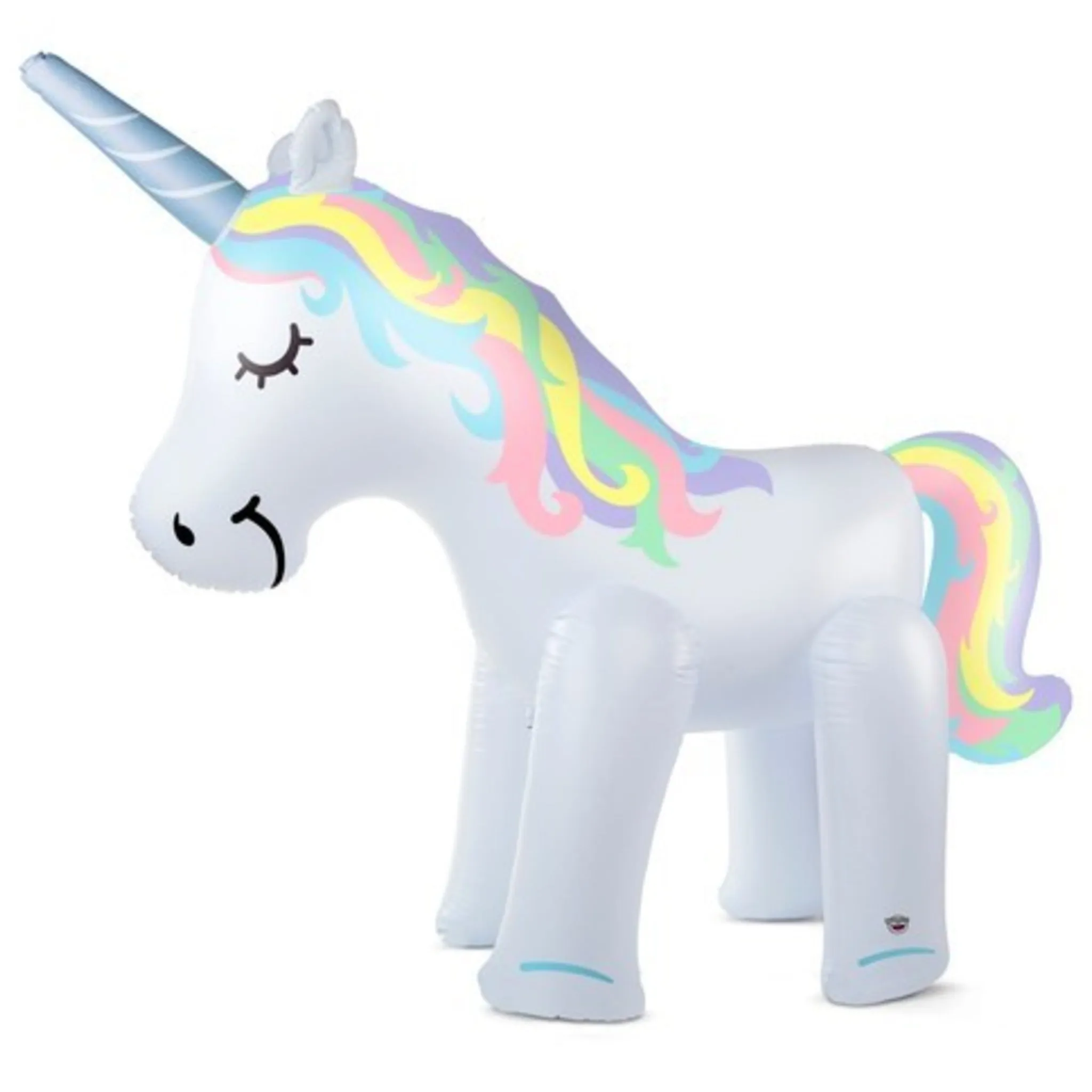Like New/Unboxed- BigMouth Inc Ginormous Inflatable Original Unicorn Yard Summer Sprinkler, Over 6 Feet Tall
