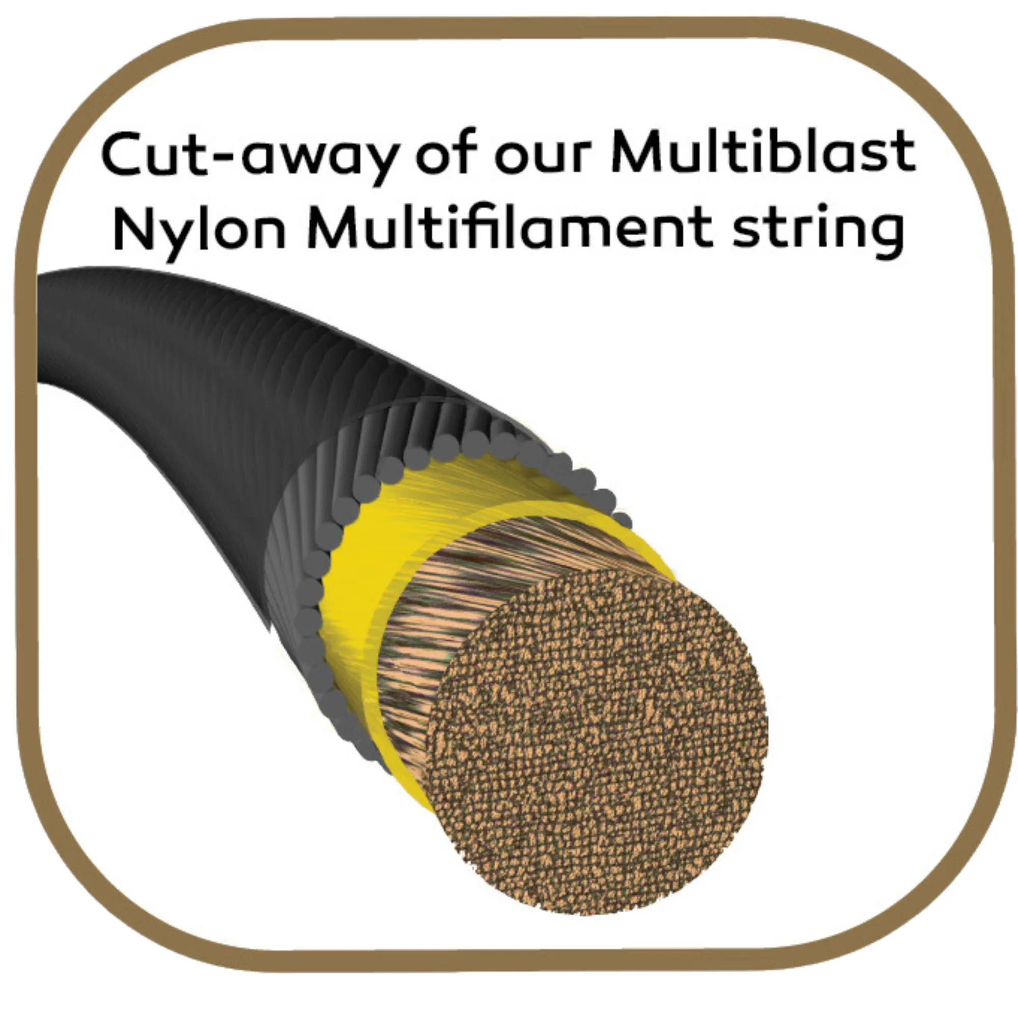 Master Athletics MultiBlast 100M Reel Tennis String