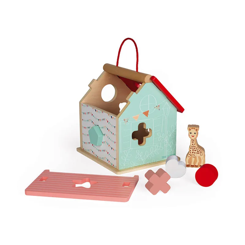Montessori Wooden Kids Toy | Shape Sorting House | 18-36 Months