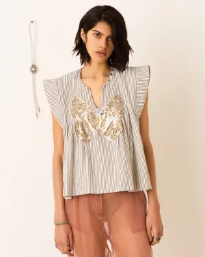 Nadine Butterfly Slate Top