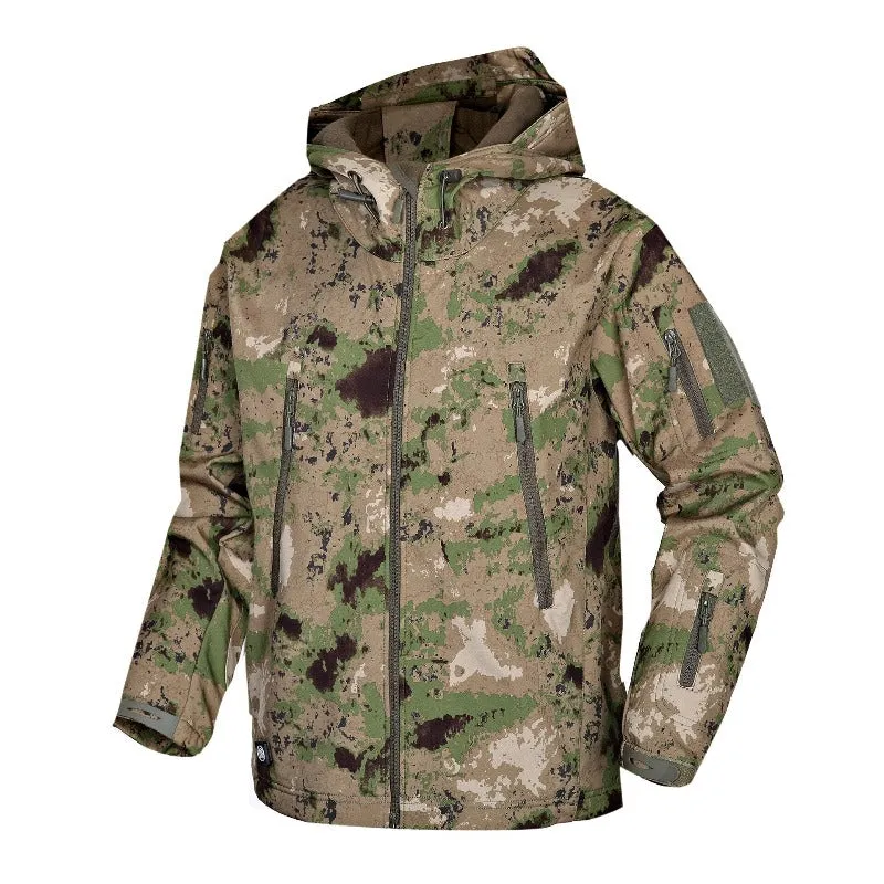 Outdoor Tactical Soft Camouflage Jacket Set