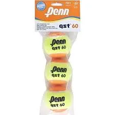 Penn QST 60 Orange Tennis Balls Case - 8 Polybag/ 24 Balls