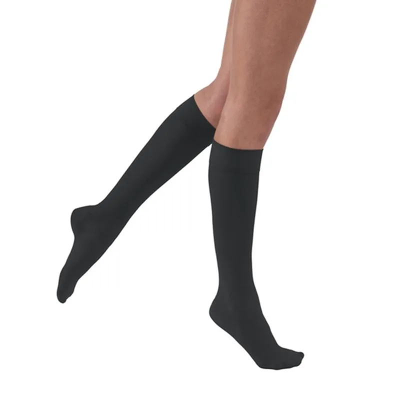 PR/1 JOBST ULTRASHEER WOMEN, KNEE HIGH, 20-30MMHG, MD, ANTHRACITE, CLOSED TOE