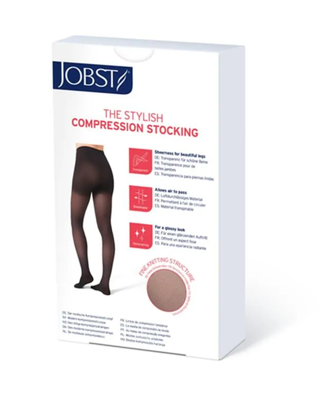 PR/1 JOBST ULTRASHEER WOMEN, PANTYHOSE, 30-40MMHG, LG, HONEY, CLOSED TOE