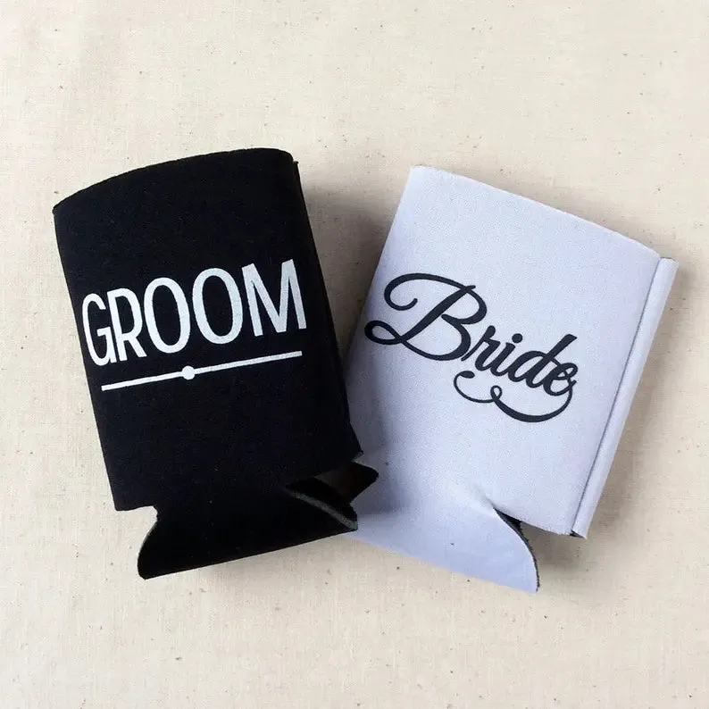 Regular & Slim Can Cooler Wedding Package #199RS - Happy Holidays