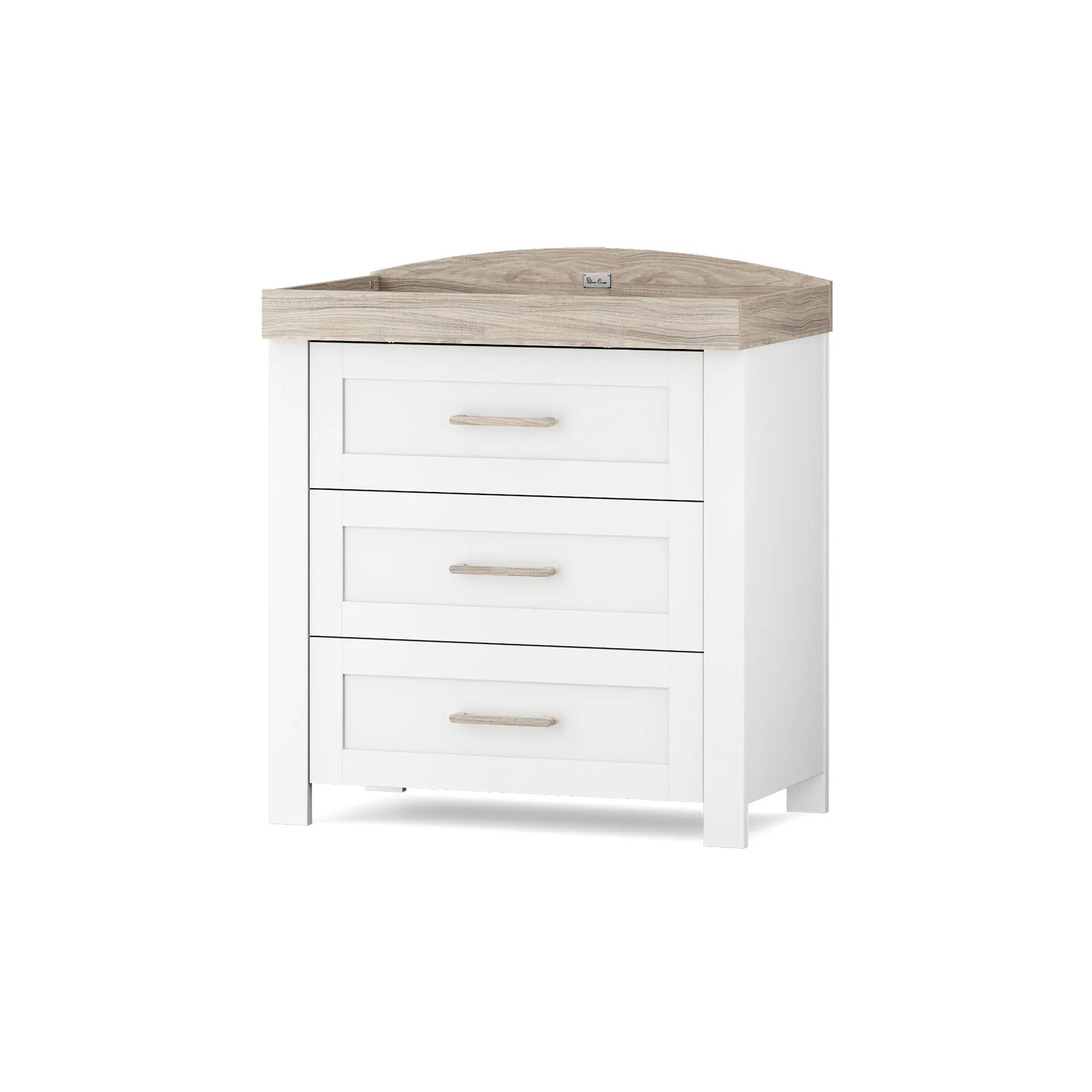 Silver Cross Valencia 4 Piece Nursery Furniture Set with Cot Bed, Dresser, Wardrobe and TrueFit Eco Fibre Mattress