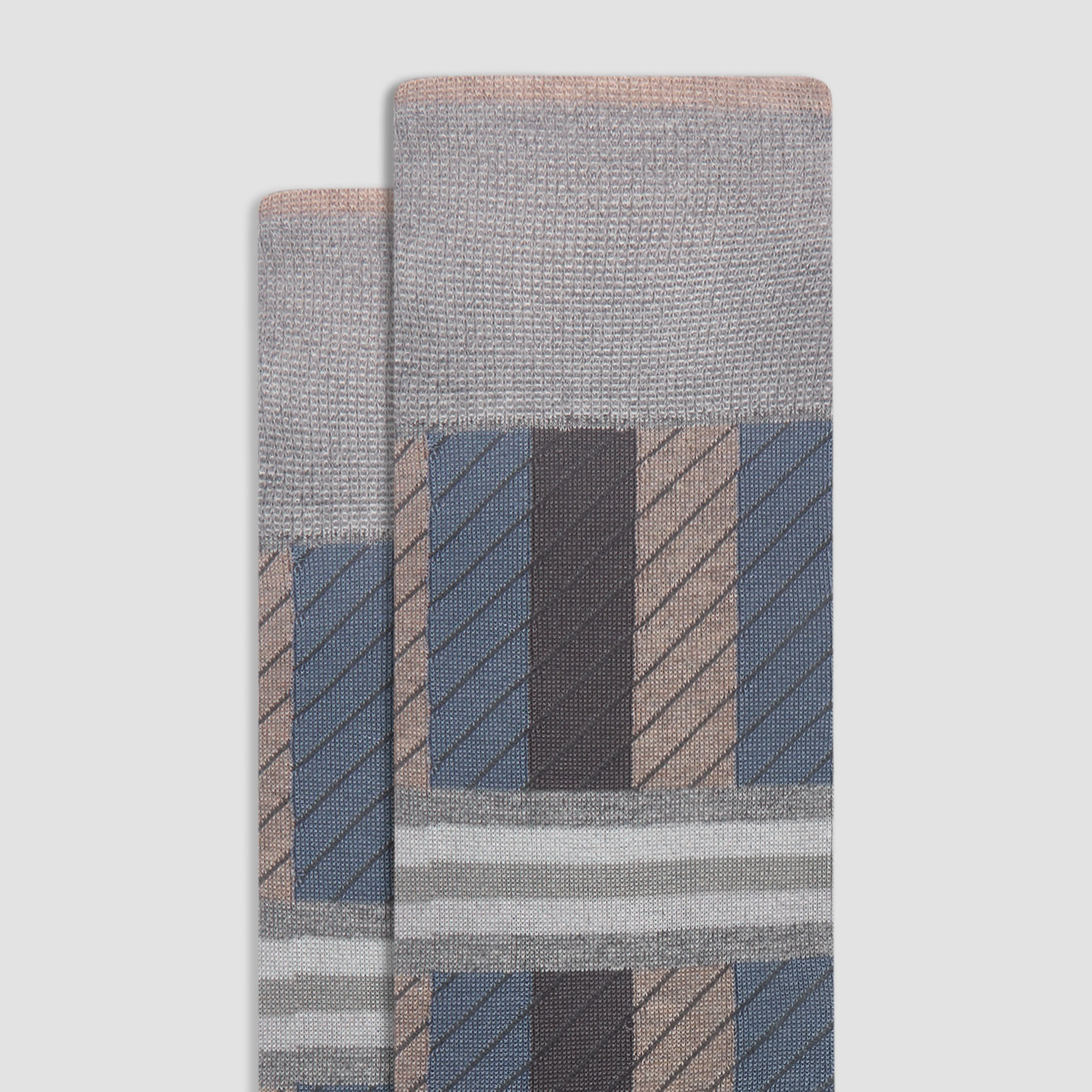 Striped Mid-Calf Socks