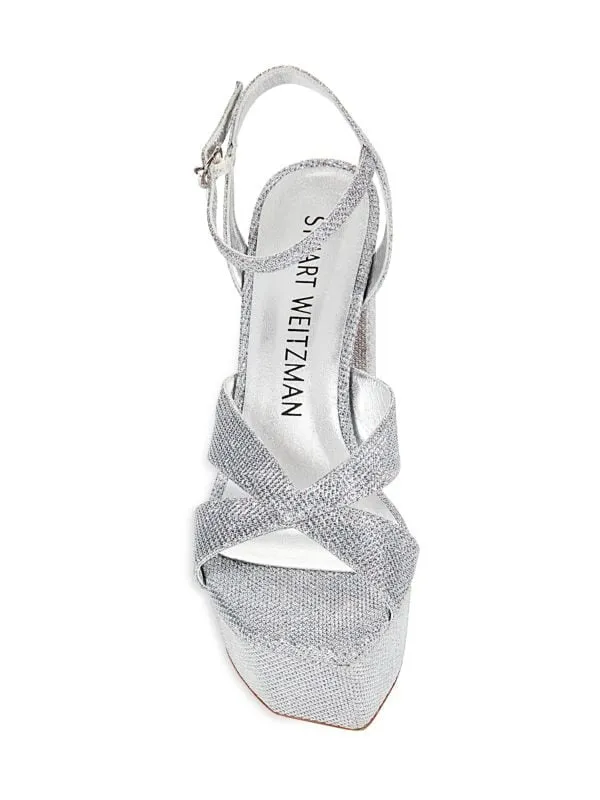 STUART WEITZMAN Miami Embellished Platform Sandals