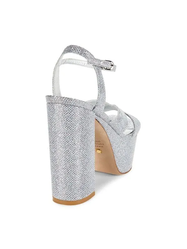 STUART WEITZMAN Miami Embellished Platform Sandals