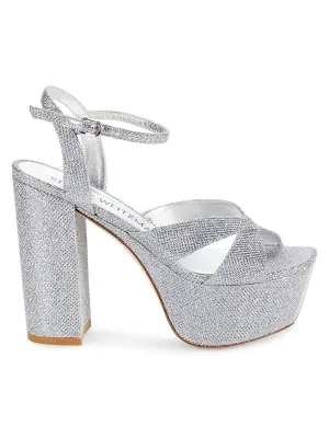 STUART WEITZMAN Miami Embellished Platform Sandals