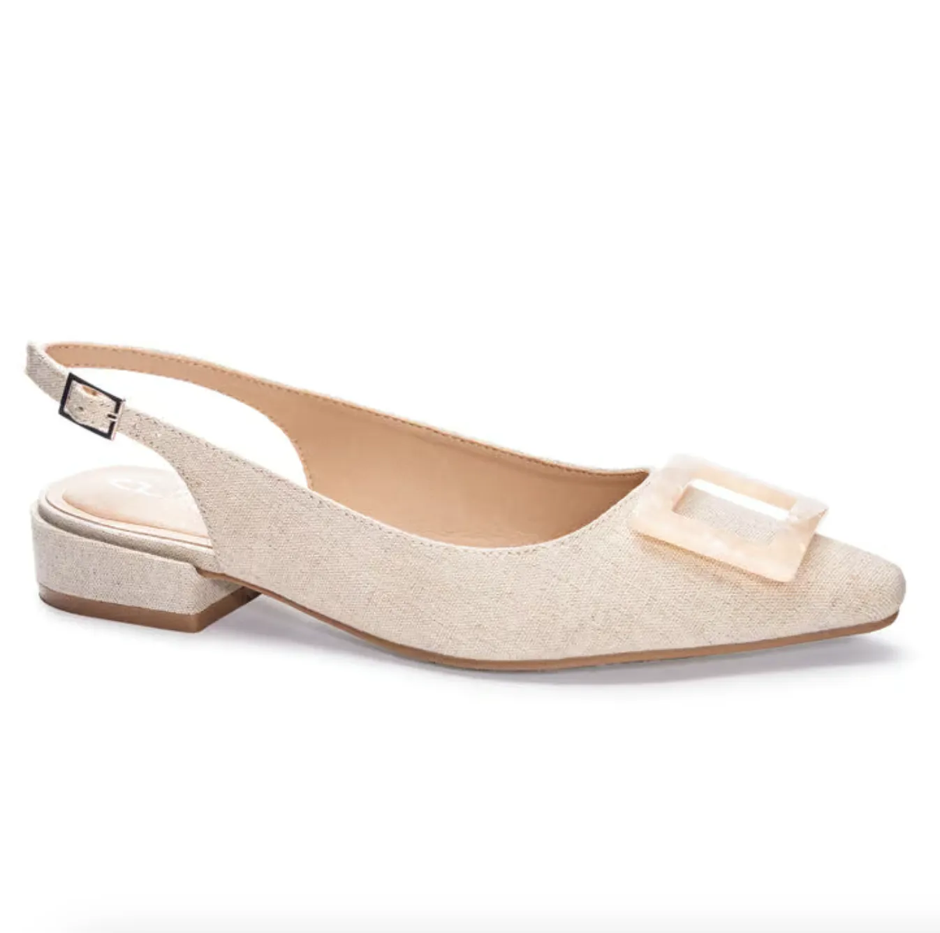 Sweetie Slingback-Linen