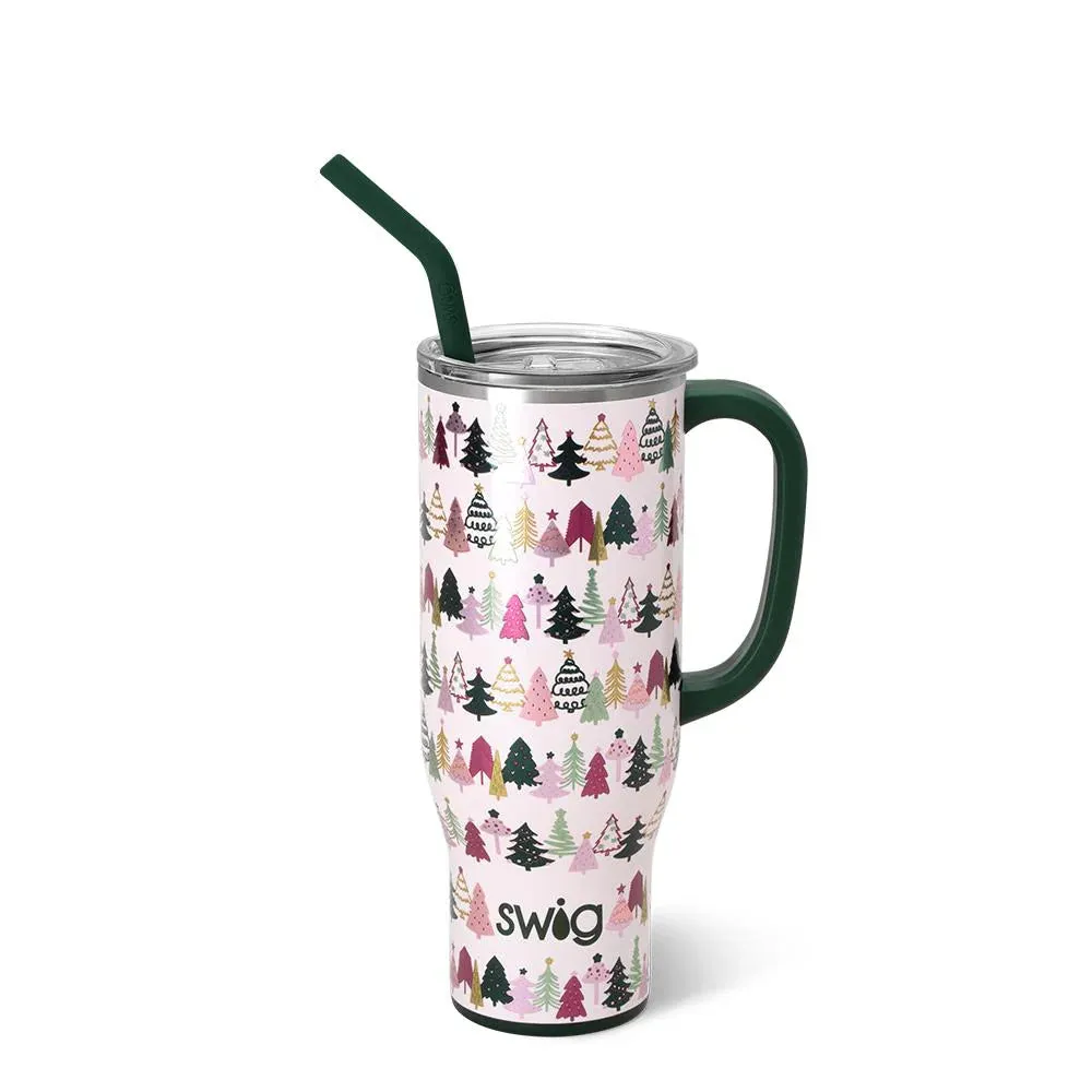 Swig Tinseled Trees Mega Mug 30 oz
