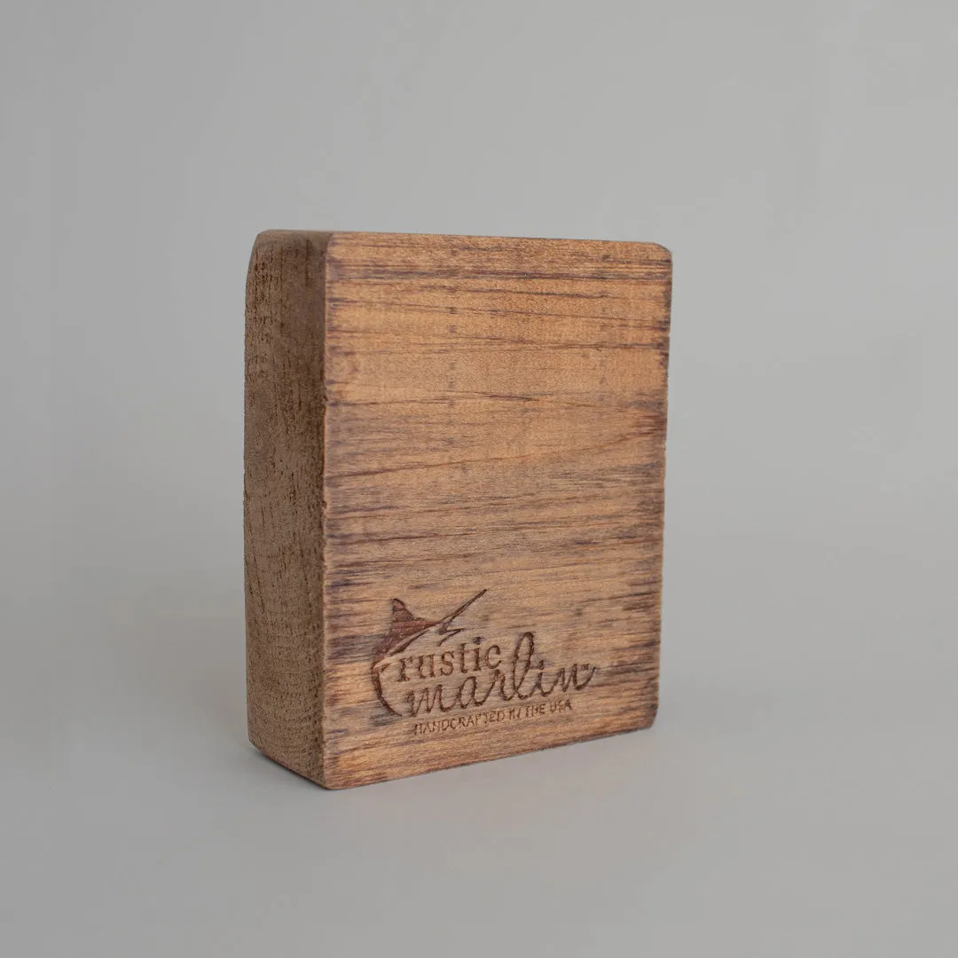 Three Whales Decorative Wooden Block