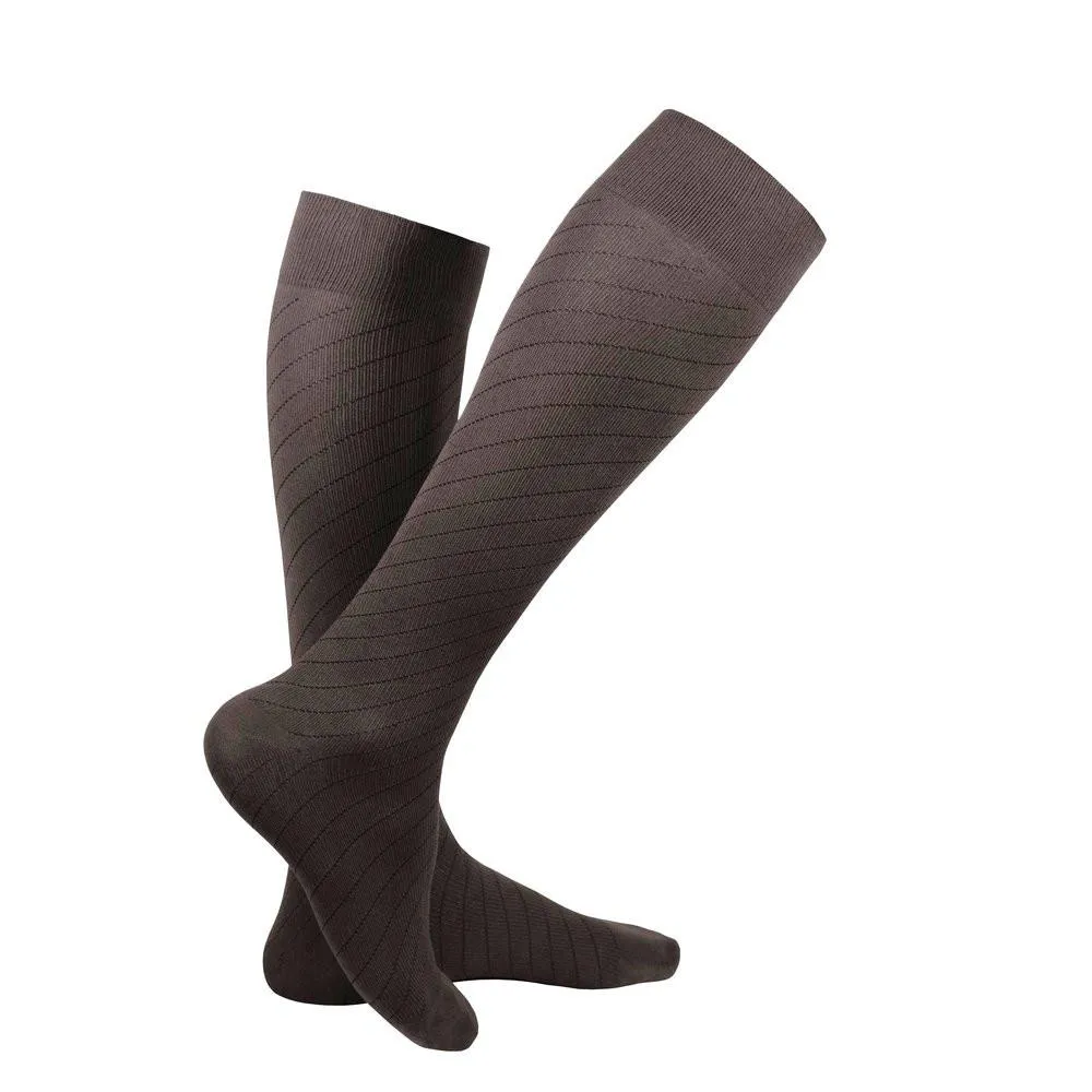 TRUFORM Travel Series Closed Toe 15-20 mmHg Knee High Support Stockings
