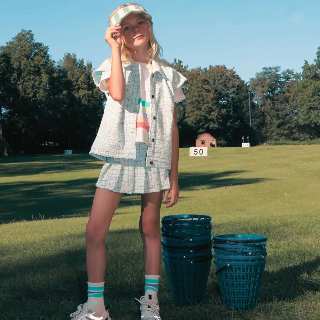 TWEED TENNIS SKIRT