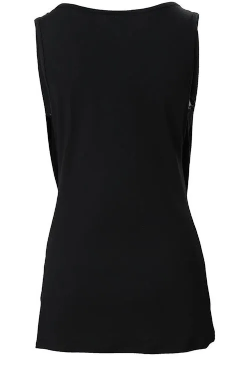 Two-Piece Cheetah Tank Top